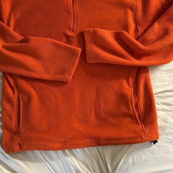 VINTAGE Y2K Bright Orange Old Navy Fleece - Picture 4 of 6